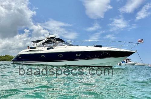 Sunseeker Camargue 44 tekniske specifikationer og anmeldelser